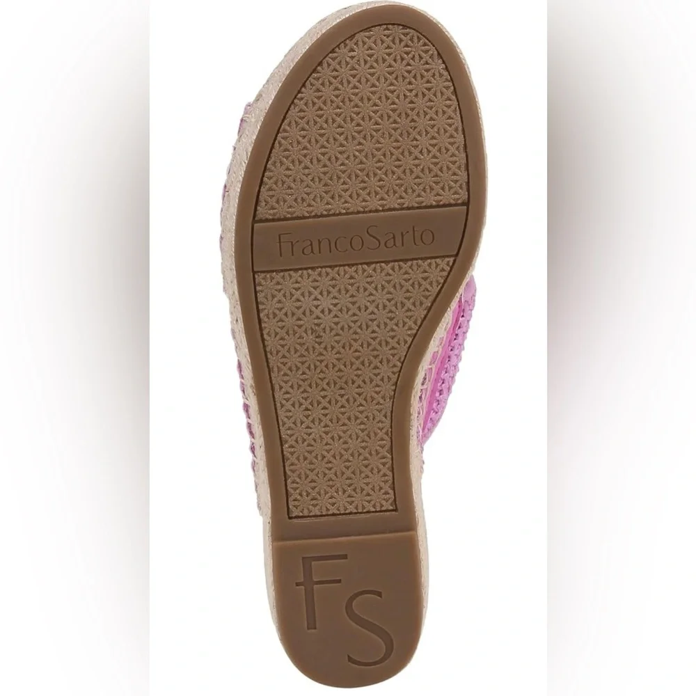 NWOB Franco Sarto Women's Pacifica Espadrille Wedge Sandal